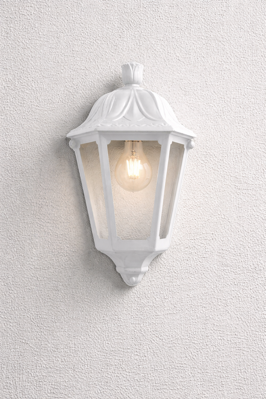 HDC Luxury Classic Black Outdoor Wall Lantern for Balconies, Garden