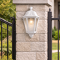 HDC Luxury Classic Black Outdoor Wall Lantern for Balconies, Garden