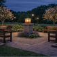 HDC Premium Warm Ambient Metal & Glass Finish Outdoor Pillar Gate Light