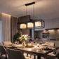 HDC Luxury Marble Cube Frame Chandelier Pendant Light for Dining & Kitchen Island
