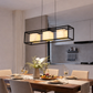HDC Luxury Marble Cube Frame Chandelier Pendant Light for Dining & Kitchen Island