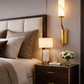 HDC Luxury Dual Cylinder Marble LED Wall Light for Living Room