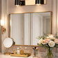 HDC Luxury Black & Rose Dual Cylinder Mirror Light