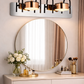 HDC Luxury Rose Gold & Black Acrylic LED Mirror Wall Light for Washroom