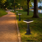 HDC Modern Waterproof Outdoor Lawn Bollard Light for Courtyard & Open Patio Areas