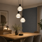 HDC Modern Triple Hanging Pendant Light for Living Room, Dining & Staircase Décor
