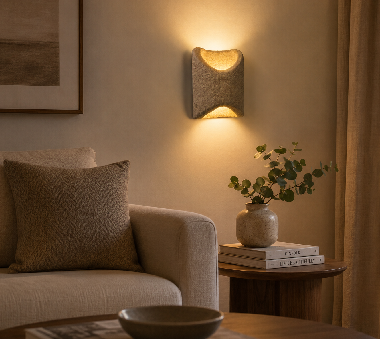 HDC Modern Up Down Wall Light for Living Room, Bedroom & Hallway