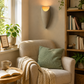HDC Modern Up Down Ceramic Wall Light for Living Room, Bedroom & Hallway