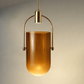 HDC Led Amber Glass Pendant Lamp Ceiling Light - Warm White