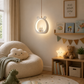 HDC Cream Cute Warm Kids Room Girl Bedroom Hanging Pendant Light