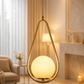 Ojaro Modern Glass Drop Pendant Light for Living Room, Bedside & Dining Area