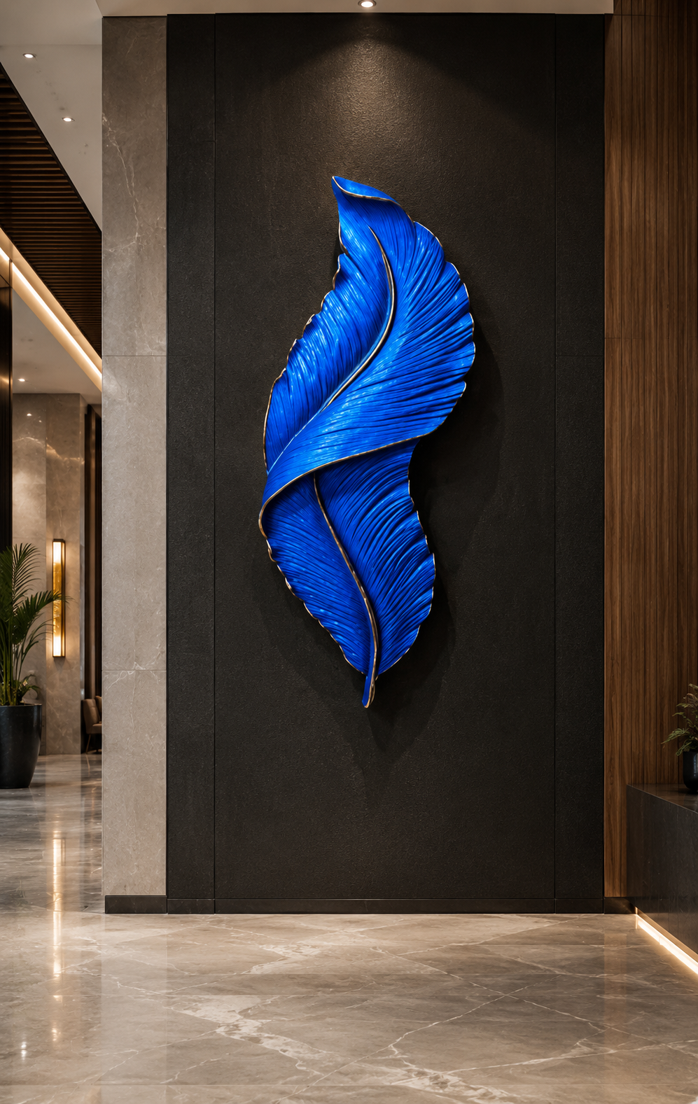 Ojaro Modern Leaf Design Decorative Wall Light for Bedroom, Living Room