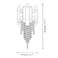 wall chandelier, wall lamps, Ceiling lights, chandelier, modern chandelier, pendant lights, Buy chandelier online, lights, lighting, buy lights online, lamps and lights, hdc lights, home decor, wall hangings, wall lamps for bedroom, wall fancy lights,  jhumar for home, lamps for living room
