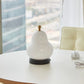 Hdc French Cream Pear Table Lamp Portable Rechargeable Touch Bedside Lamp