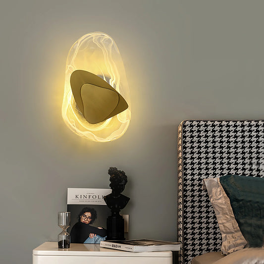 HDC Nordic Modern Creative Glass LED Wall Sconce For Living Room, Bedroom