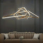 HDC Modern Luxury Polygonal LED Chandelier for Living Room Bedroom