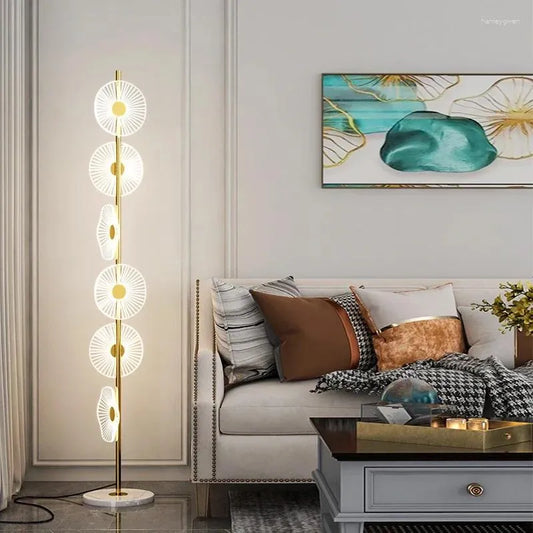 HDC Modern Art Decorative Nordic LED Standing Light Floor Lamp for Living Room & Bedroom