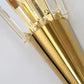 HDC 20w Model Led Crystal Mashal 3 layers Modern Gold Metal Wall Light For Drawing Room - Warm White
