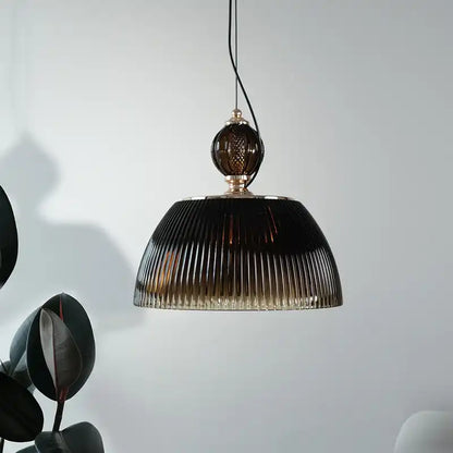 Hdc Vintage Glass Shade Design Pendant Lamp