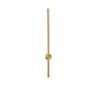 HDC Led Gold Long Tube Wall Light- Tricolor