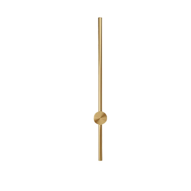 HDC Led Gold Long Tube Wall Light- Tricolor