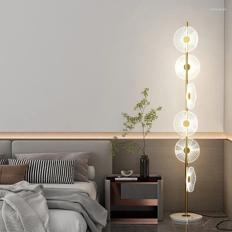 HDC Modern Art Decorative Nordic LED Standing Light Floor Lamp for Living Room & Bedroom