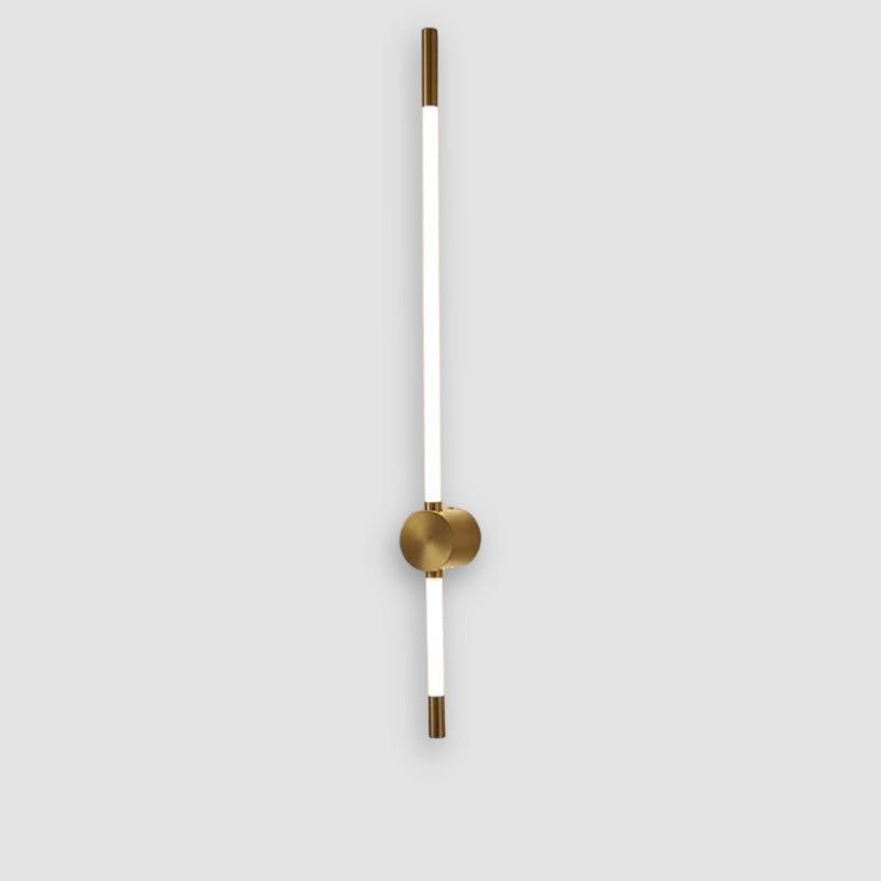HDC Modern Gold Vertical LED Wall Light for Bedroom, Living Room
