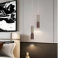 Hdc 12W Modern Led Wooden And Gold Pendant Light- Warm White