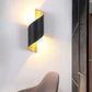 Hdc 10W Led Outdoor Black Gold Wall Lamp Up And Down Wall Light Waterproof (Warm White)