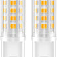 HDC G9 Led Cob Bulb 4w, 450lm Tricolor, 220-240v G9 Ceramic Base Non-Dimmable Light Bulb For Ceiling Light, Under Cabinet - Pack Of 2