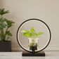Hdc LED Round Lamp with Vase – Modern Minimalist Desk and Table Light