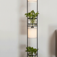 Hdc Planter LED Floor Lamp – Dual Light Modern Standing Lamp with Built-in Glass Planters