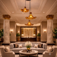 HDC Luxury Brown-Color Glass Pendant Hanging Light