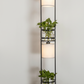 Hdc Planter LED Floor Lamp – Dual Light Modern Standing Lamp with Built-in Glass Planters