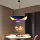 HDC Black & Gold Modern Sculpted Metal Pendant Light For Living Room