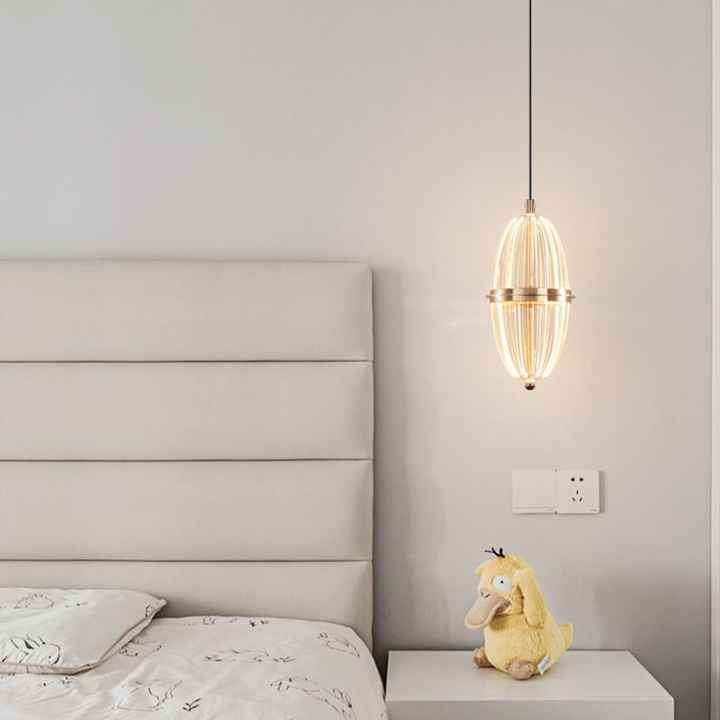 HDC Led Light Modern Led Pendant Hanging Light For Bedside Dining Living Room- tricolor