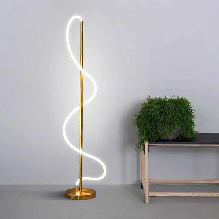 Hdc Creative, Electroplated Wrought Iron Lamp Body Design Standing Lamp, Reading Floor Lamp