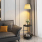 Hdc Bedroom Living Room Nordic Style Floor Table Lamp With Shelf Vertical Table Lamp