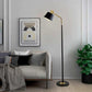 Hdc Modern Simple Iron Floor Lamp Adjustable Lampshade Reading Lamp Living Room Floor Light Standing Light
