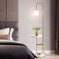 Hdc Nordic floor lamp creative living room bedroom study LED simple modern marble storage reading floor lamp