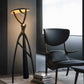 Hdc Nordic Sculpture Lamp Lobby Studio Villa Living Room Decorative Resin Glass Light Fiber Reinforced Vertical LED Floor Lamp