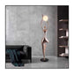 Hdc Rosegold Lady Art Sculpture Living Room Creative Abstract Character Decorative Floor Lamp