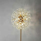 Hdc Simple Modern Crystal Living Room Starry Lamp Personality Nordic Dandelion Bedroom Bedside Sun Flower Table