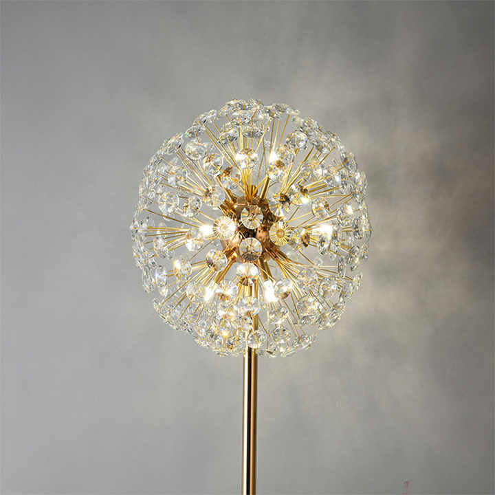 Hdc Simple Modern Crystal Living Room Starry Lamp Personality Nordic Dandelion Bedroom Bedside Sun Flower Table