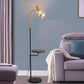 HDC Creative Personality Glass Lampshade Coffee Table Reading Standing Lamp