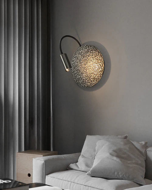 Hdc Black Pearl LED Wall Spot Light Adjustable Wall Lamp for Bedroom