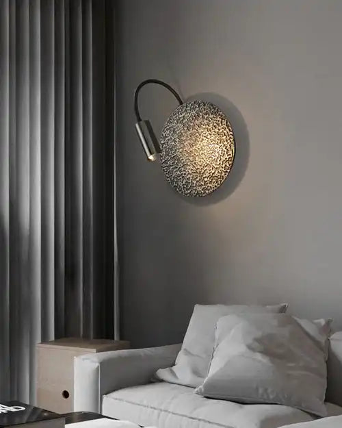 Hdc Black Pearl LED Wall Spot Light Adjustable Wall Lamp for Bedroom