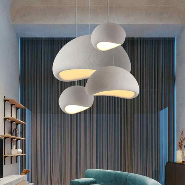 Hdc 400mm Modern Nordic Style Handmade Polystyrene Single Head Chandelier Pendant Lamp
