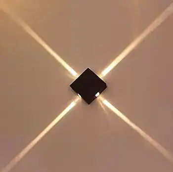 HDC 16-Watts LED Cube Laser Outdoor Exterior Wall UP Down Left Right L