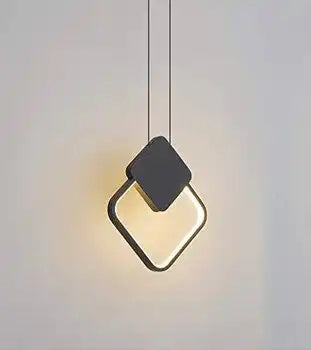 HDC Led 1 Light Modern Pendant Lighting Bedside Minimalist Aluminium